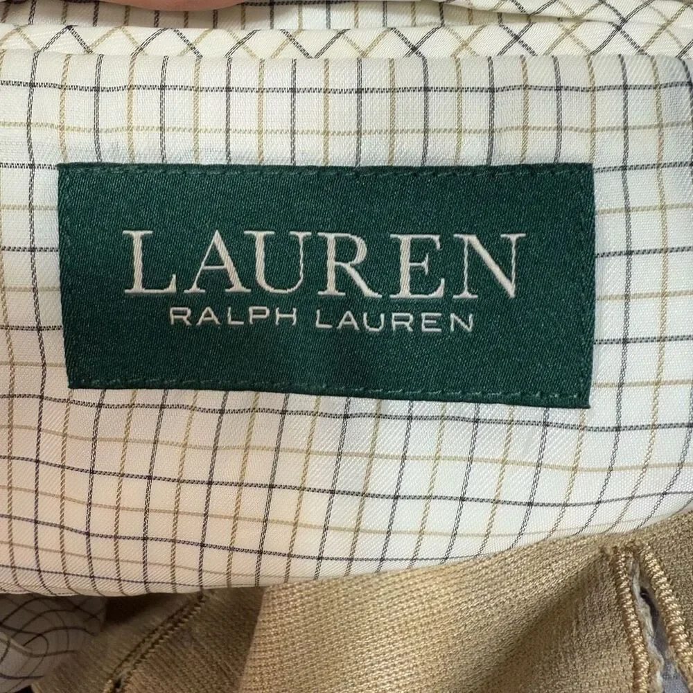 Lauren Ralph Lauren Men’s Blazer Sports Coat sz 42L Tan #F648